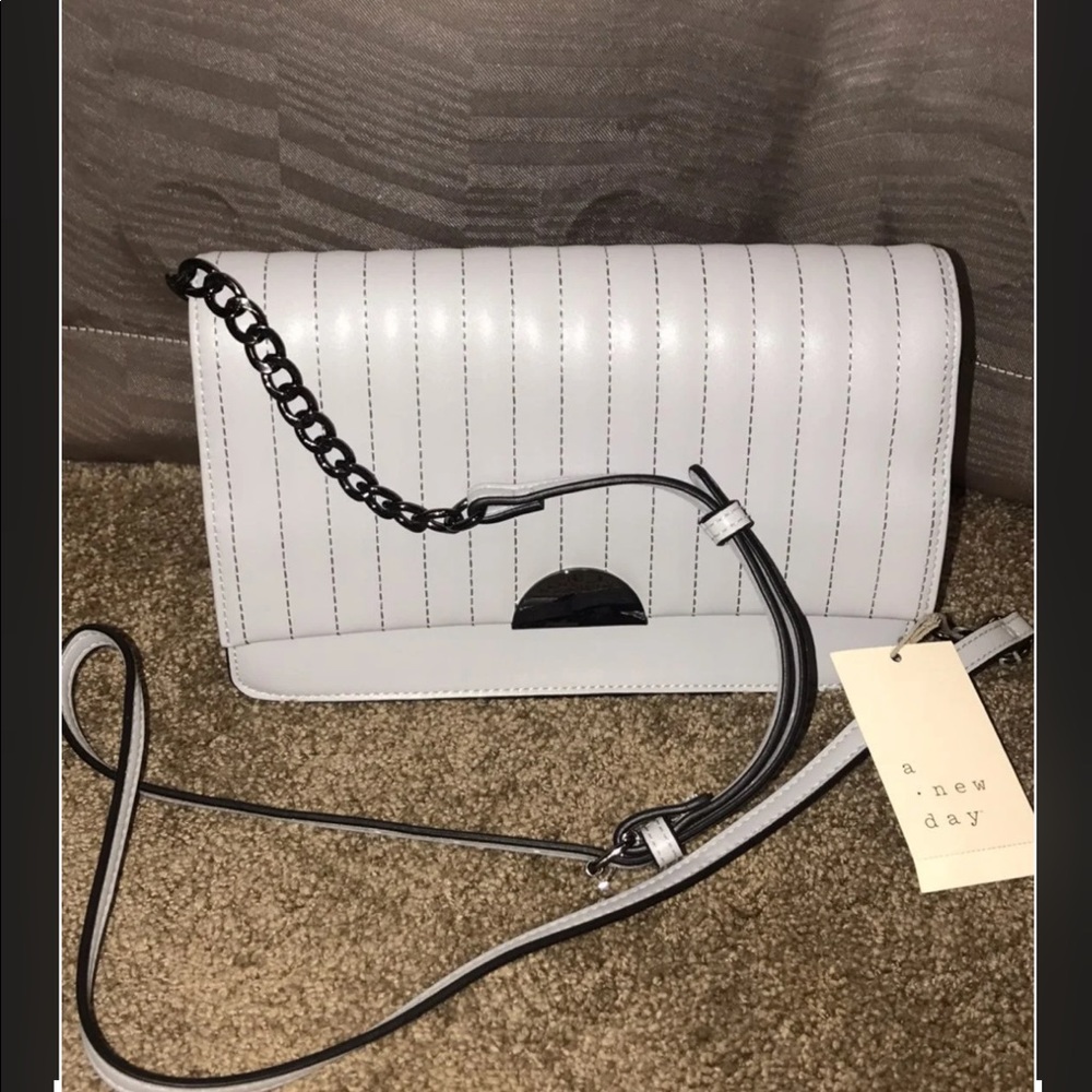 Blue grey crossbody purse A New Day